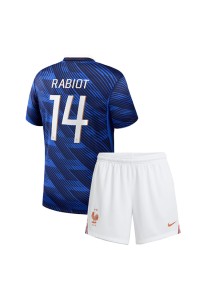 Ranska Adrien Rabiot #14 Jalkapallovaatteet Lasten Kotipeliasu MM-kisat 2026 Lyhythihainen (+ Lyhyet housut)